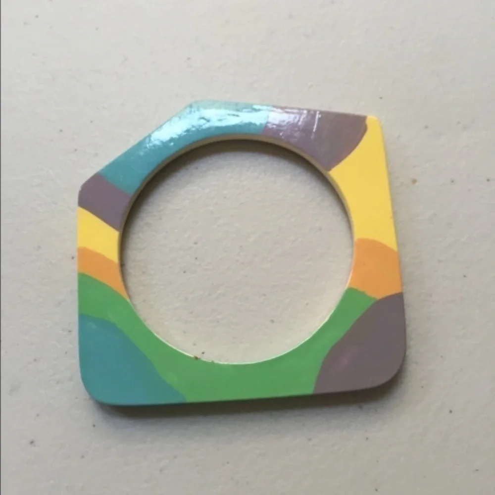 Vintage painted bracelet - Picture 8 of 8